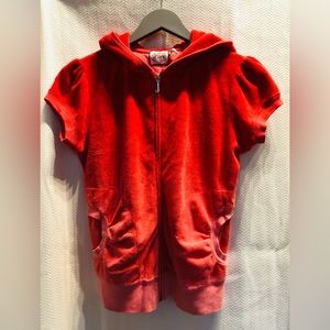 JUICY COUTURE SHORT SLEEVE HOODIE